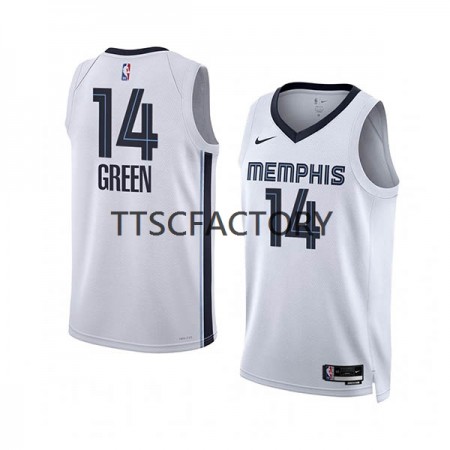Maillot Basket Memphis Grizzlies Danny Green 14 Nike 2022-23 Association Edition Blanc Swingman - Homme